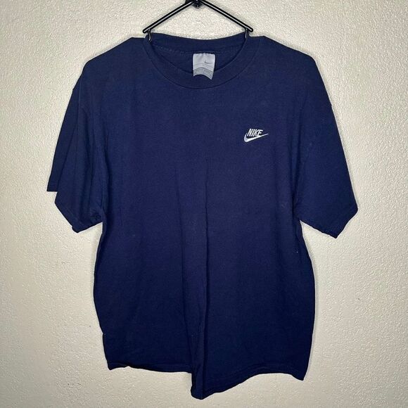 Y2K Nike Embroidered Swoosh T Shirt Large - Picture 2 of 4